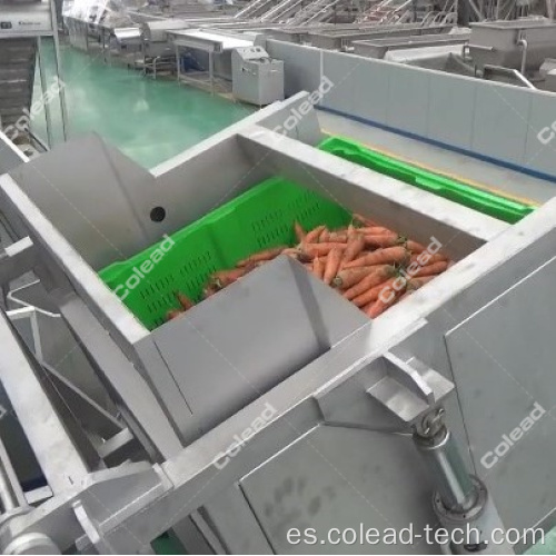 Máquina de propina hidráulica para vegetales de la raíz Patatas de cebolla